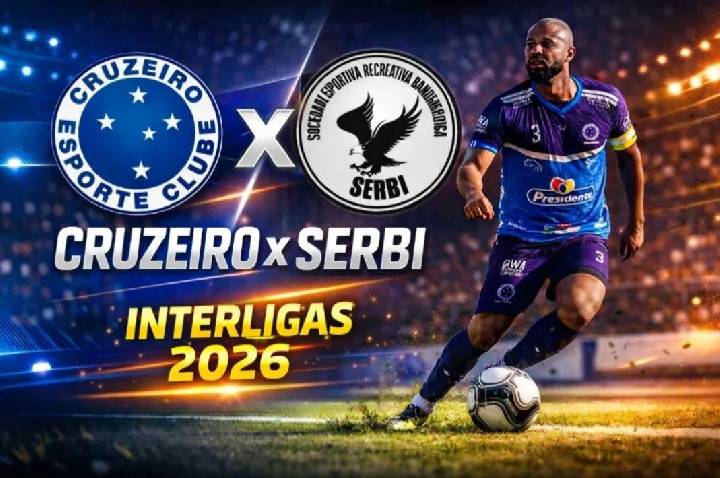 Cruzeiro Esporte Clube joga em casa pela Interligas 2026