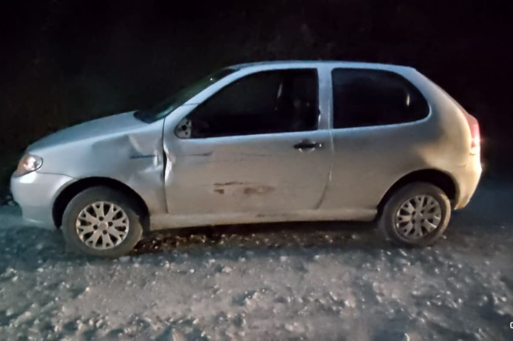 Motociclista fica ferido após acidente