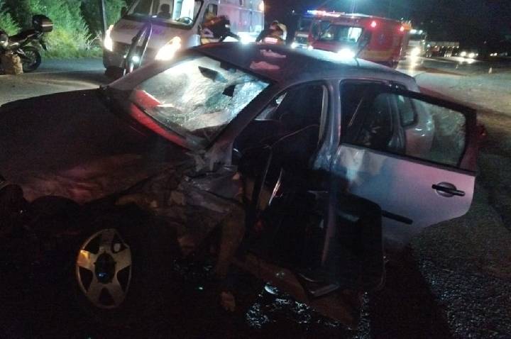 Motorista fica gravemente ferido em colisão entre carros na SC-350, em Aurora