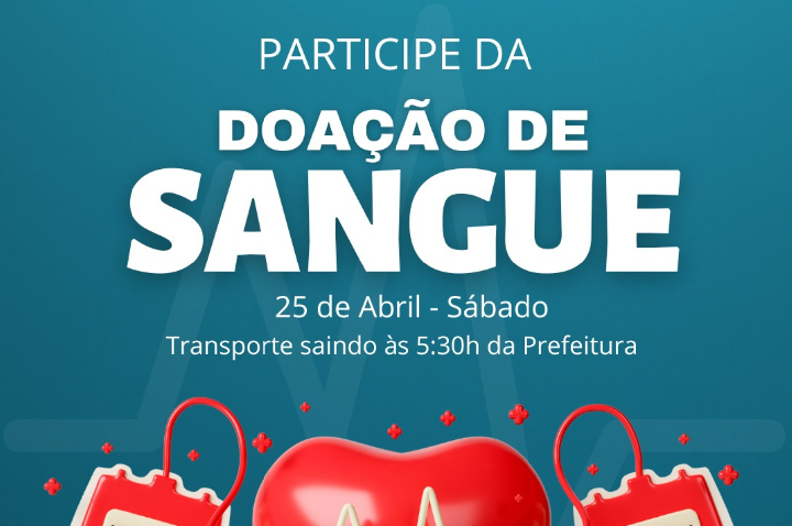 Participe da doação de sangue
