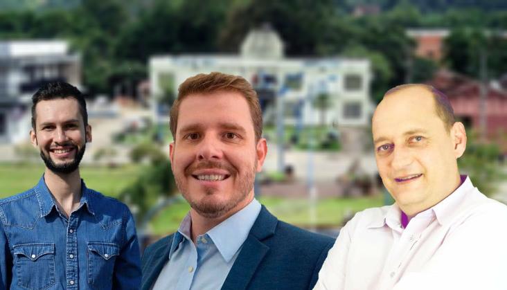 Três candidatos disputam a vaga pela prefeitura de Ascurra.