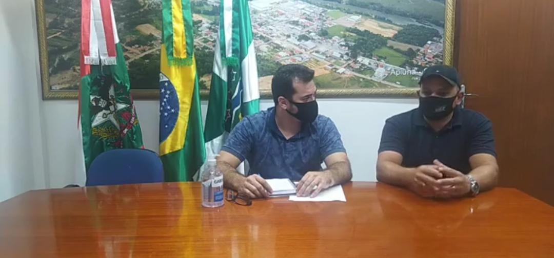 Pela 1° vez empresários de Apiúna participarão de reunião para debater ações da Covid-19.
