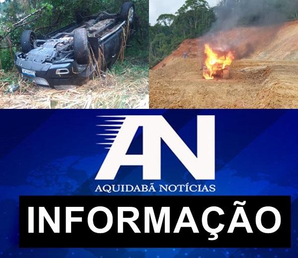 Saída de pista e incêndio em uma máquina esteira foram umas das ocorrências no final dessa quinta-feira(25)