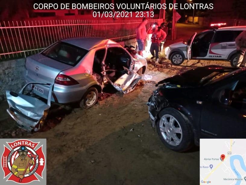 Acidente de Trânsito na BR 470, km 126 em Lontras