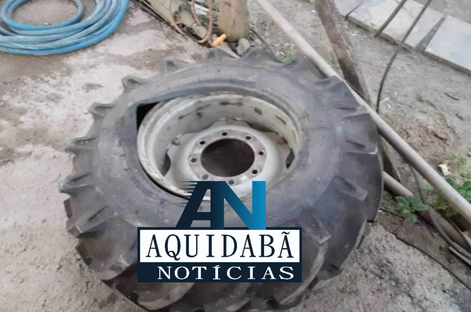 Homem fica gravemente ferido após pneu estourar em Presidente Getúlio. 