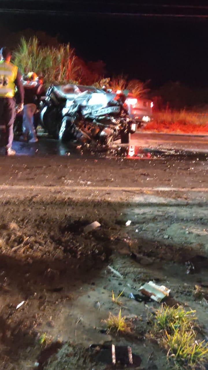 Grave acidente na SC 350 próximo ao portal de Rio do Oeste.