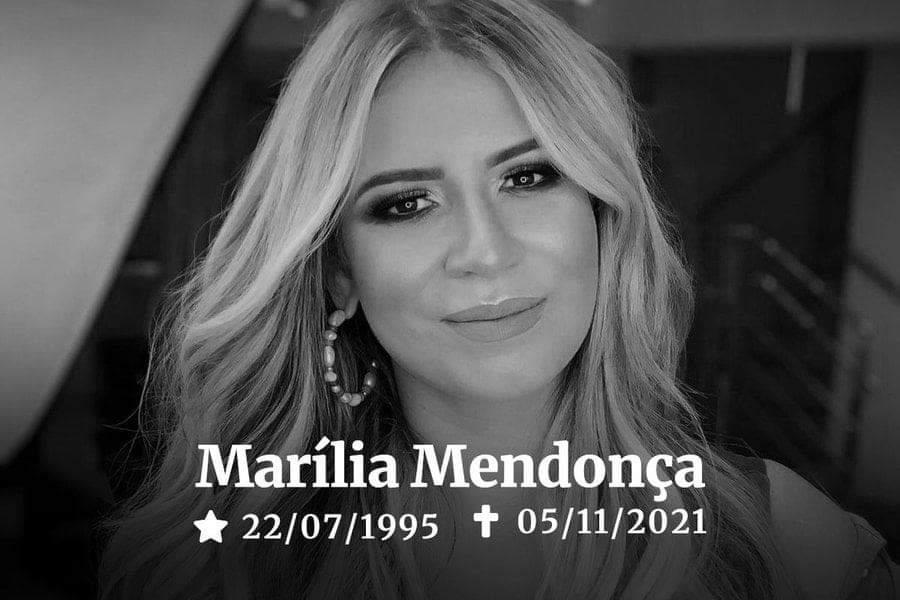 Marília Mendonça morre em queda de avião.