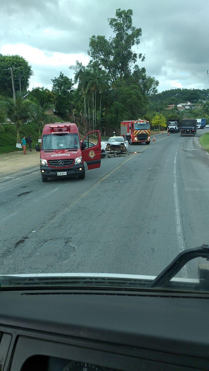 Acidente na BR 470 em Apiúna.