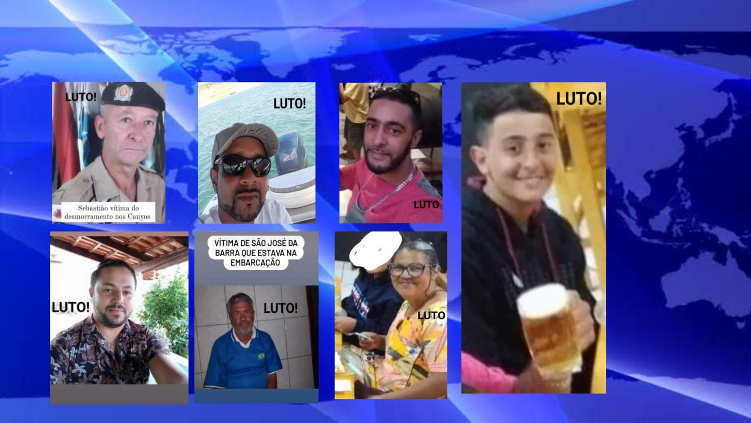 Identificadas primeiras vítimas da tragédia no capitólio em Minas Gerais.