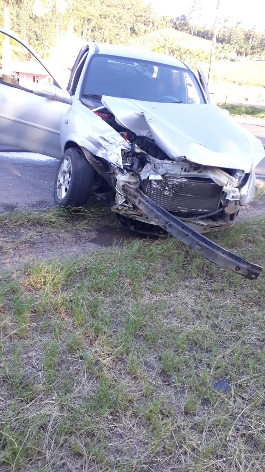 Acidente na BR 470 em Apiúna.