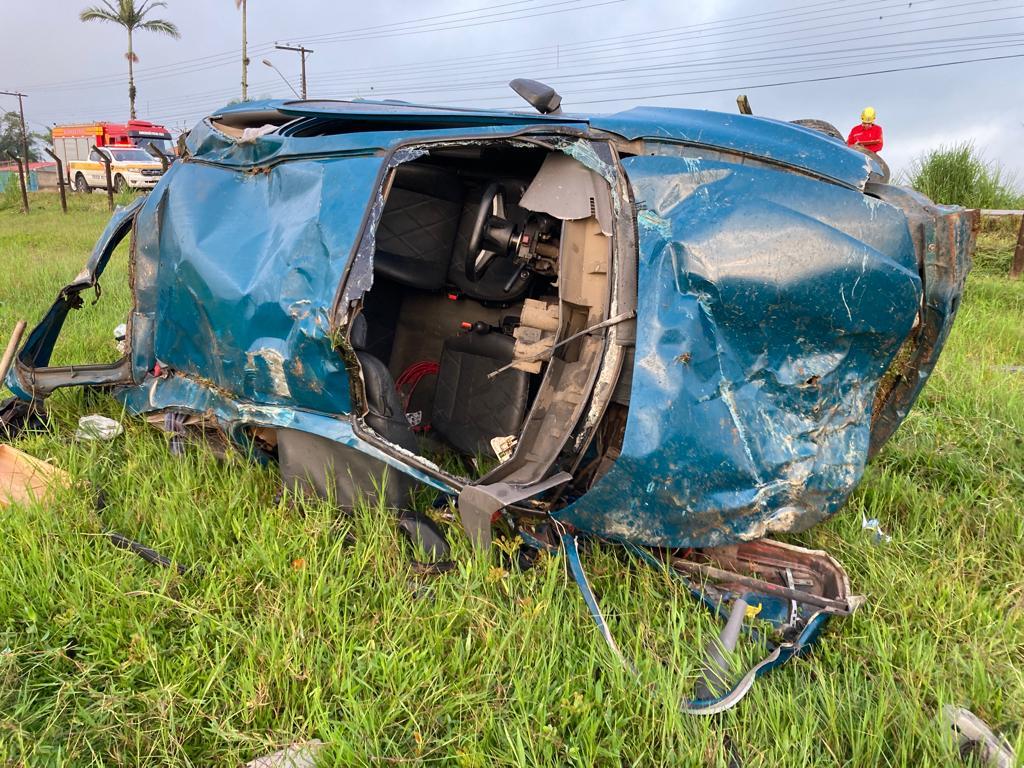 Grave acidente deixa uma pessoa morta em Ilhota.