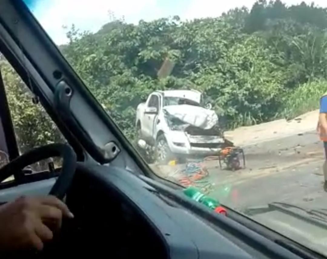 Grave acidente na BR 470 em Rodeio. 