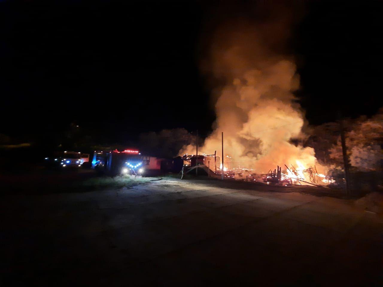 Incêndio em Salão de Eventos na cidade de Presidente Getúlio.