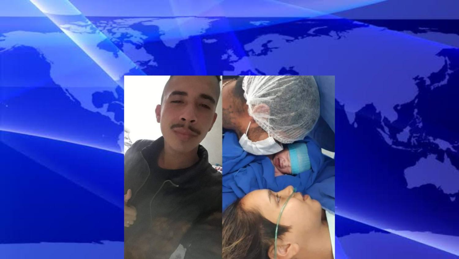 Jovem vê o filho nascer, e ao sair do hospital é atropelado.