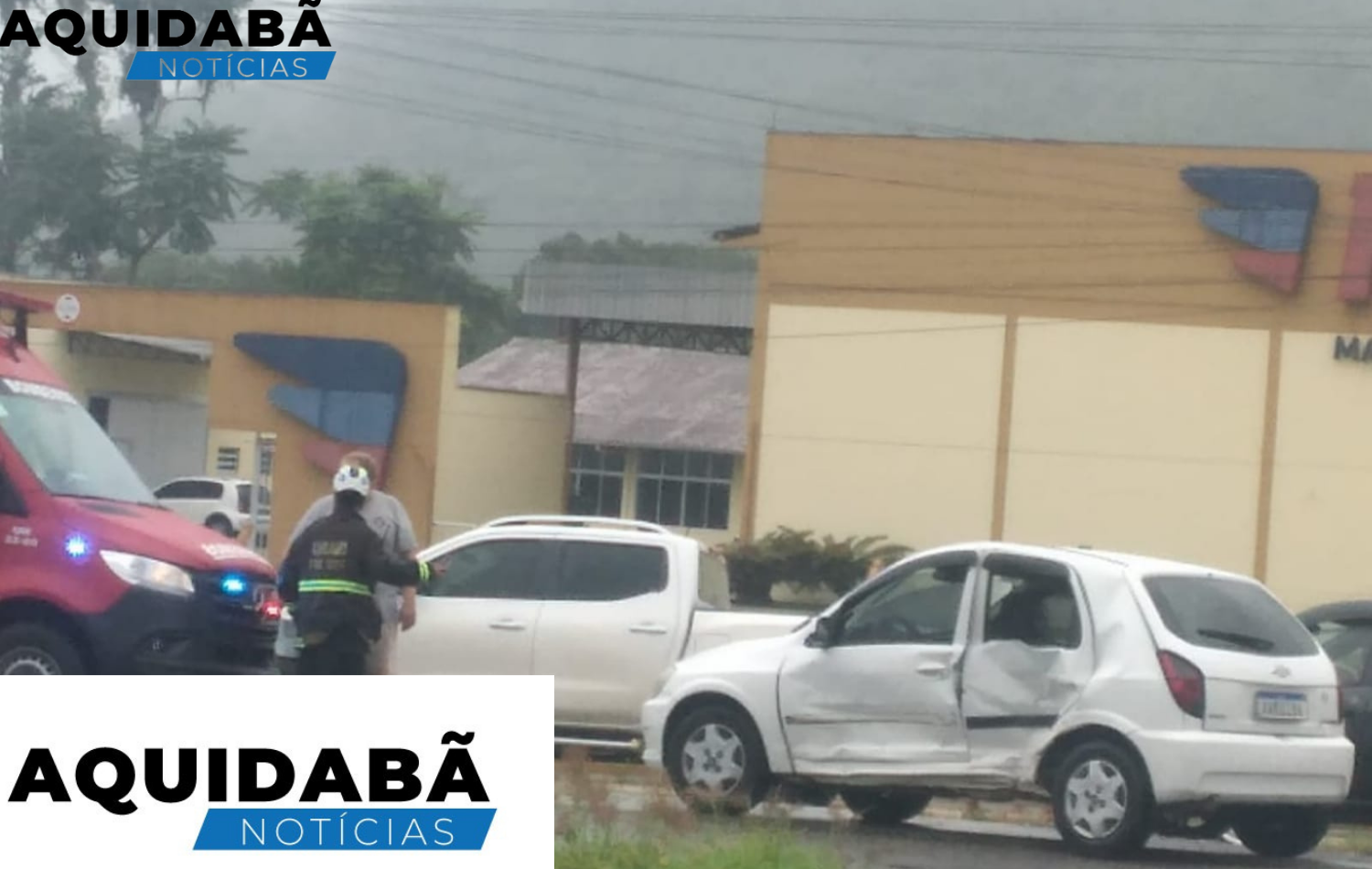 Acidente na BR 470 em Ascurra.