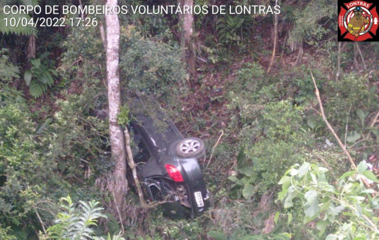 Acidente na BR 470 em Lontras.