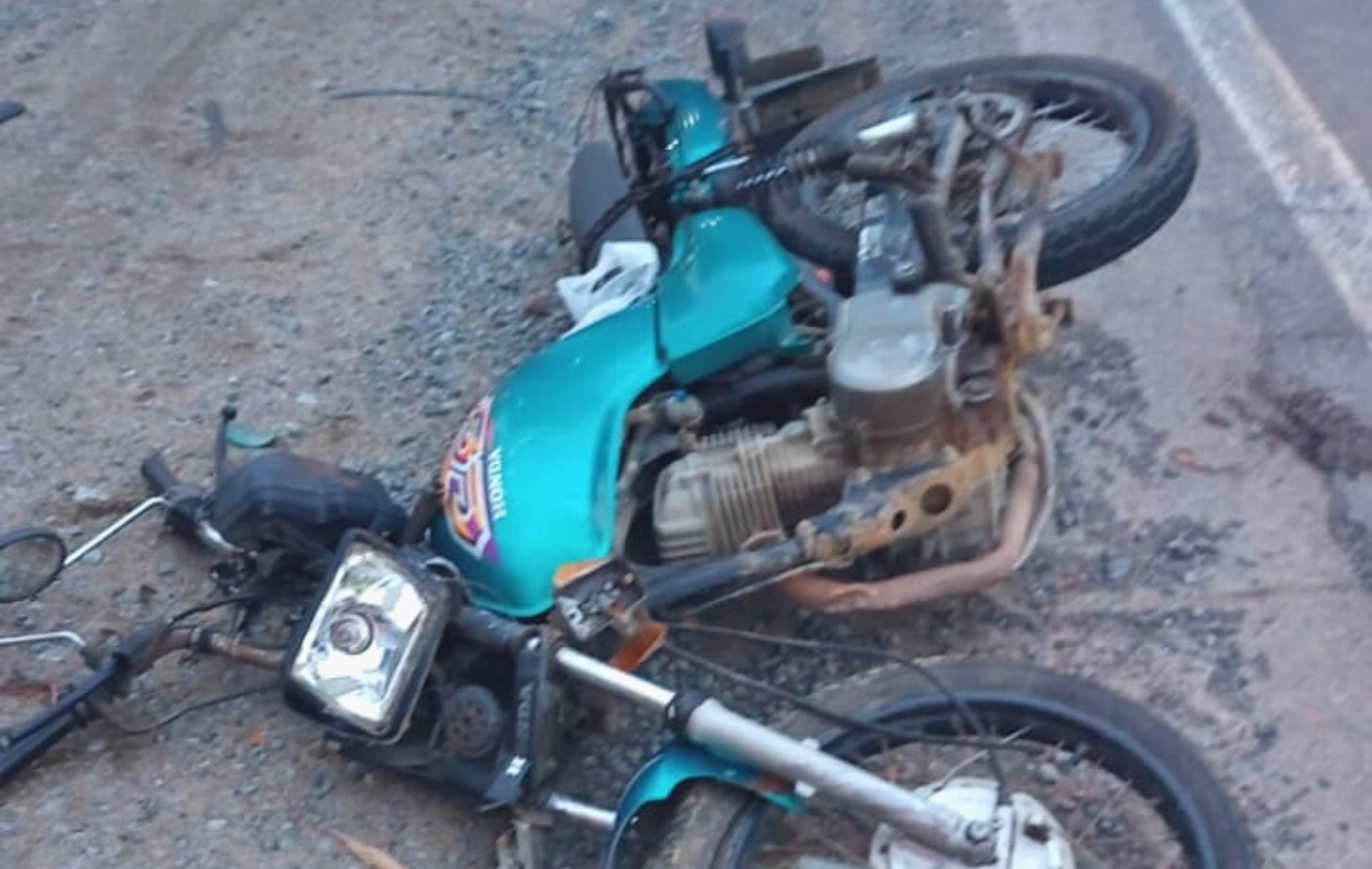 Homem sofre ferimentos graves após acidente na BR 470, em Indaial.