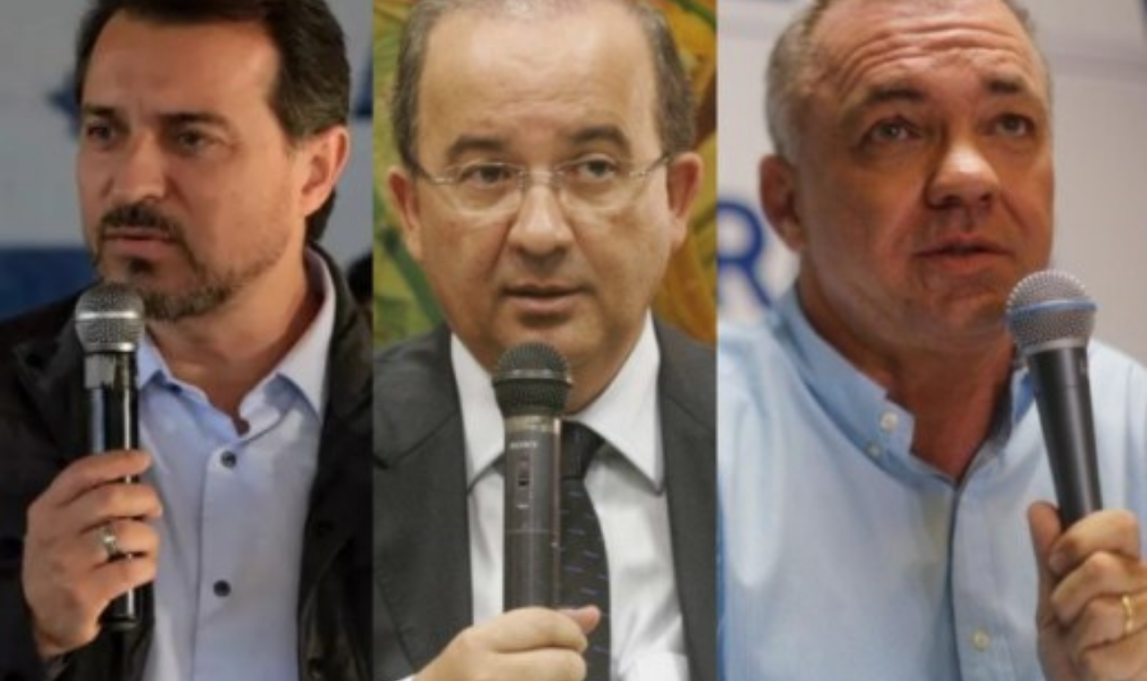 Pesquisa eleitoral para o governo do estado mostra três candidatos tecnicamente empatados.