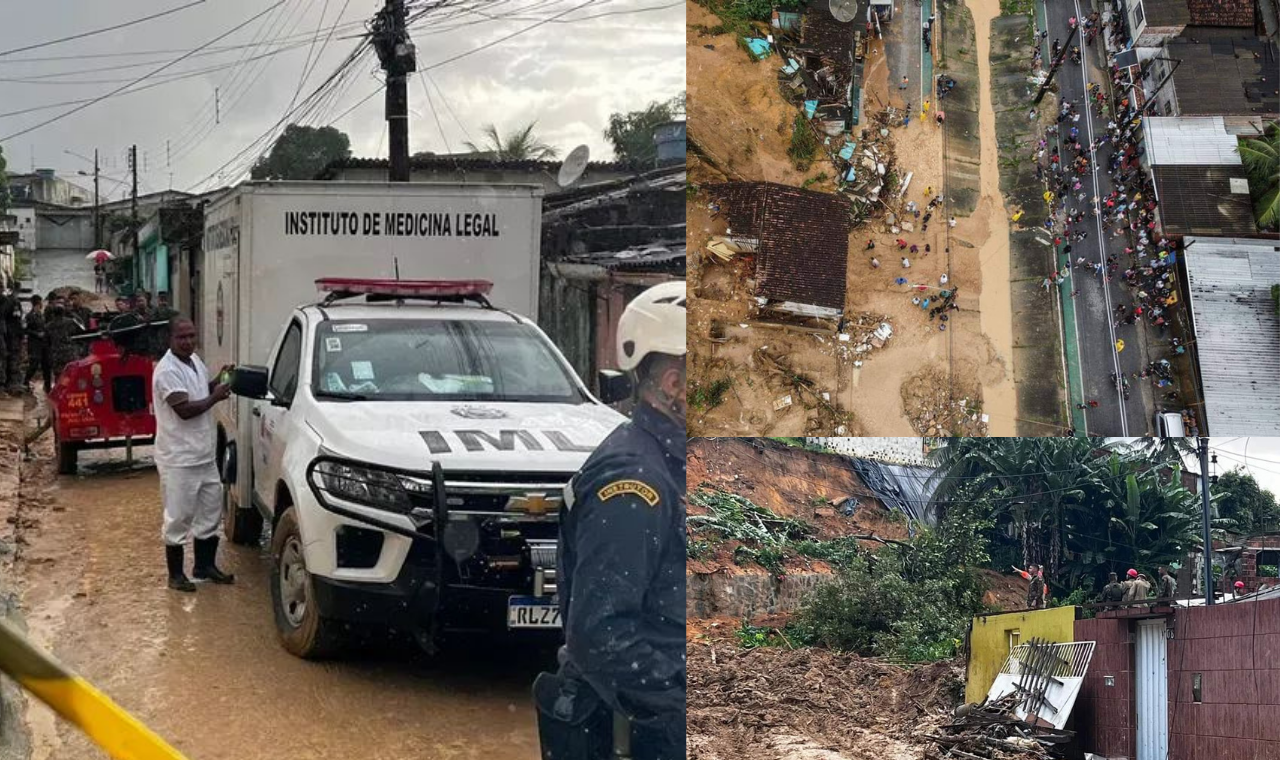 Tragédia, 87 pessoas morrem por causa das chuvas na grande Recife, número de desaparecidos ainda é incerto.
