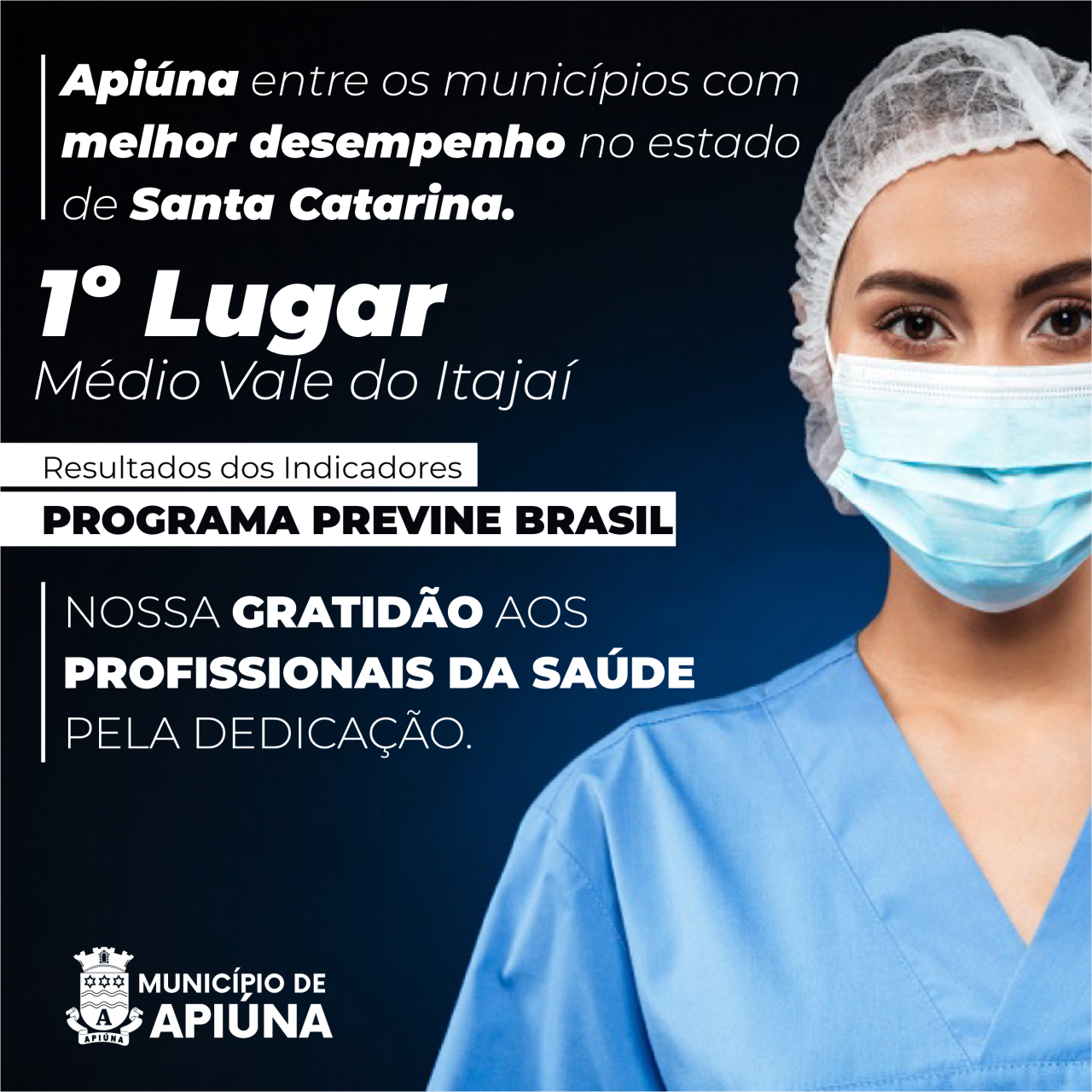 Com mais investimentos e capacitação de funcionários saúde de Apiúna tem o melhor desempenho entre as cidades do médio vale.