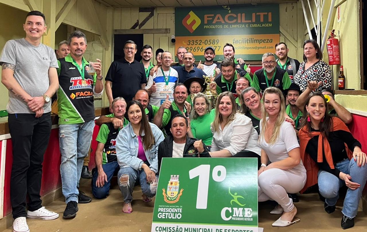 Bar e Cancha do Remo é Campeão da bocha 1ª Divisão de Presidente Getúlio.