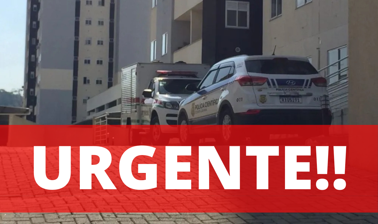 Mulher e bebê são encontrados mortos dentro de apartamento em Blumenau.