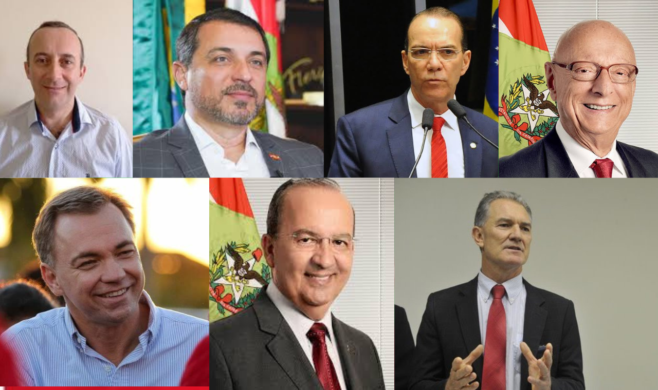 Santa Catarina terá ao menos 07 candidatos ao governo do estado.