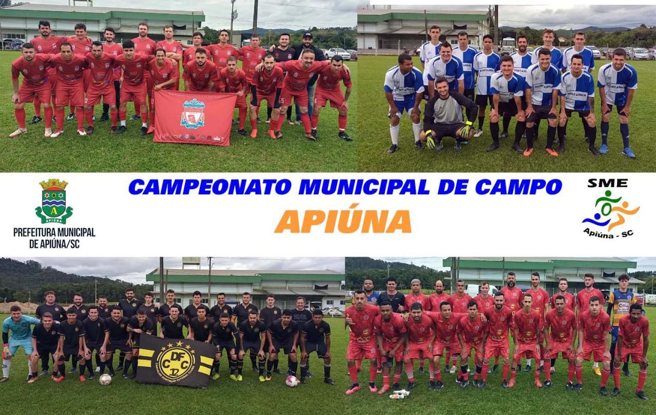 Municipal de campo de Apiúna Carvalho Dortmund goleia na estréia.