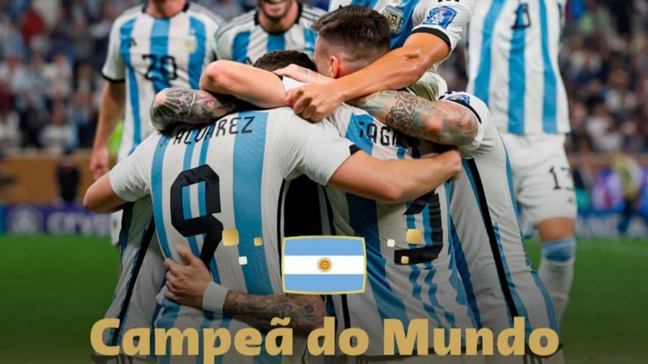 Argentina é Campeão do Mundo do Qatar 2022.