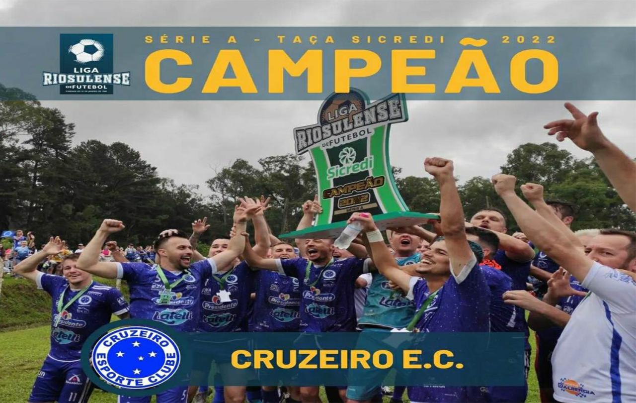 É Campeão! Cruzeiro de Presidente Getúlio fatura título da Séria A 