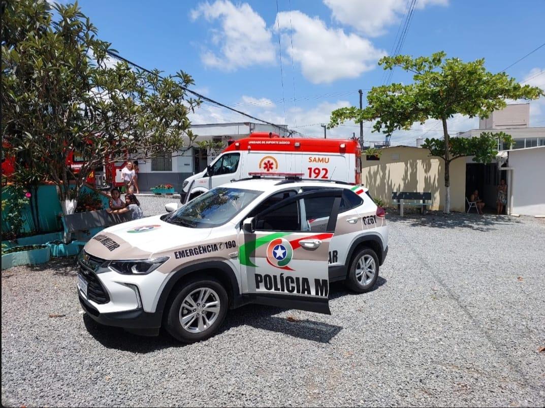 Mulher e bebê  são esfaqueados em Jaraguá do Sul.