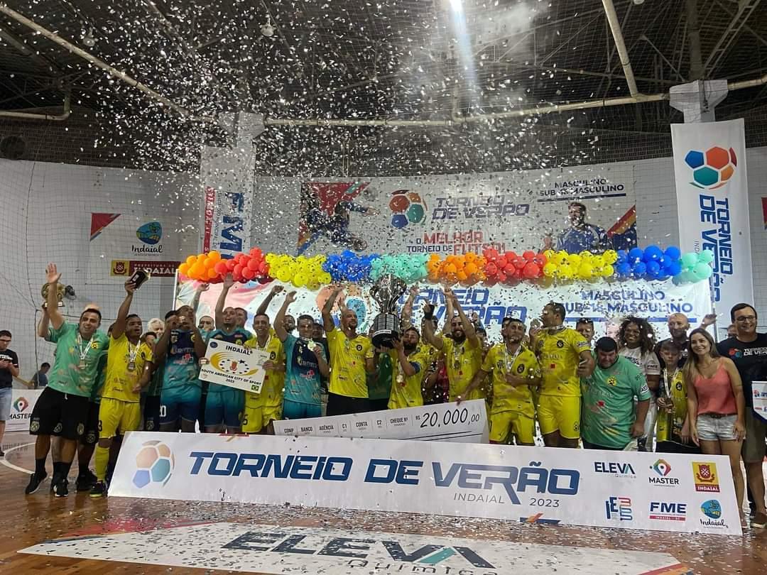 Cachorrões é Pentacampeão do Torneio de Verão de Indaial 2023.