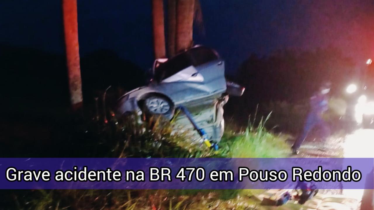 Tragédia, quatro pessoas morrem após grave acidente na BR-470.