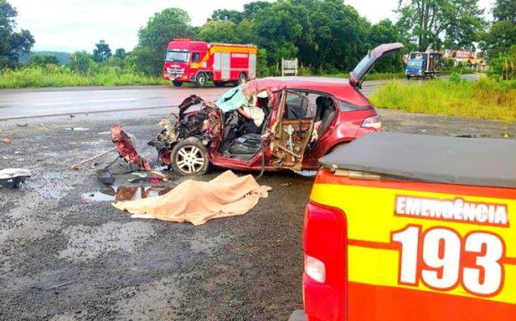 Homem morre em grave acidente na BR 470.