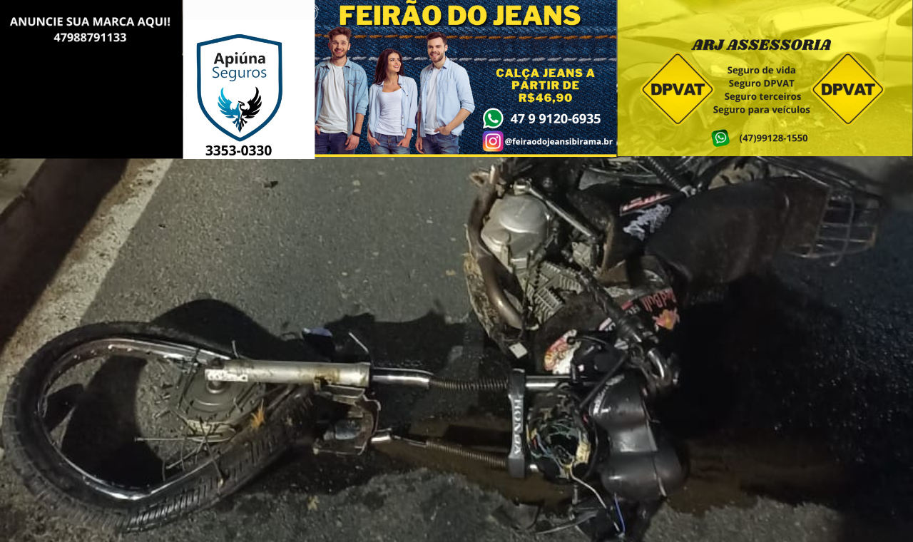 Homem perde a vida em grave acidente na cidade de Indaial.