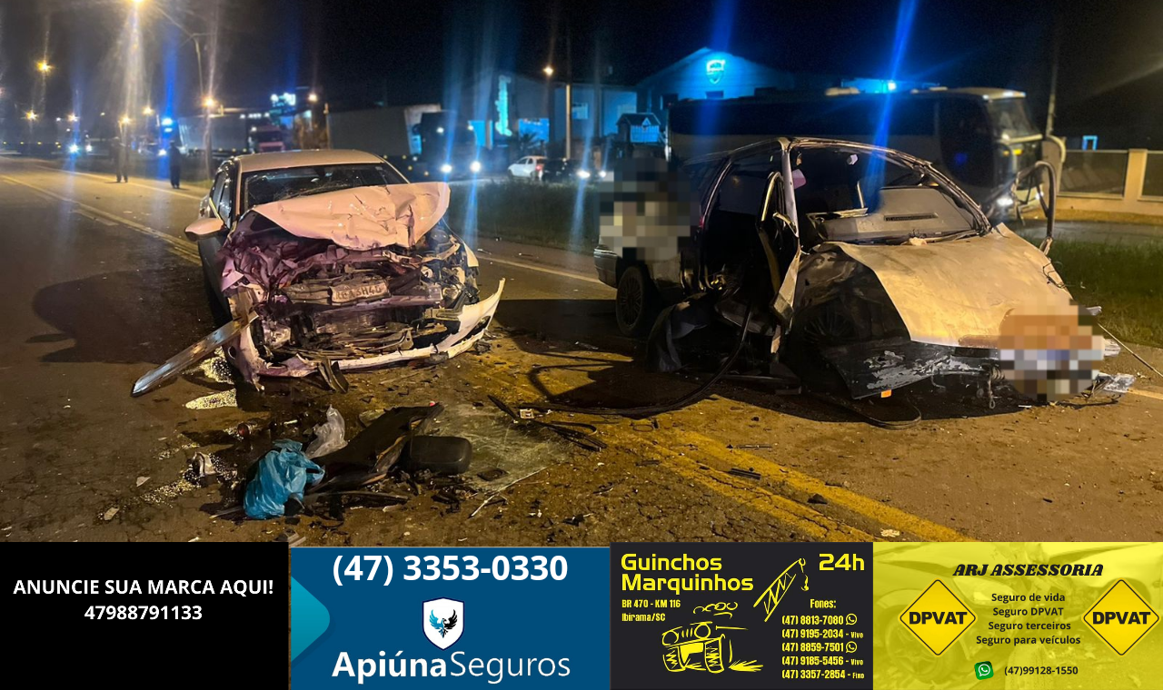 Morador de Apiúna fica gravemente ferido após acidente na BR-470 em Ascurra.