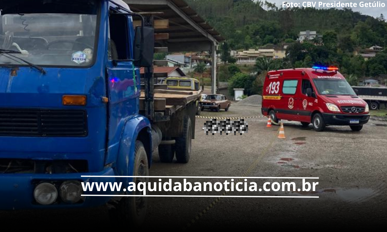 Homem morre em grave acidente de trabalho em Presidente Getúlio.