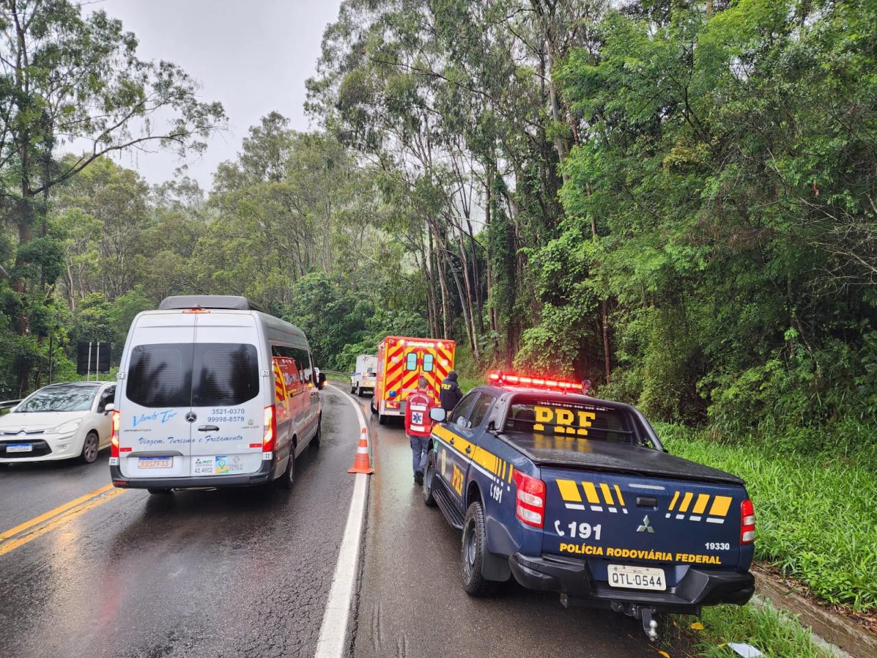 Atropelamento com óbito na BR-470 em Ibirama
