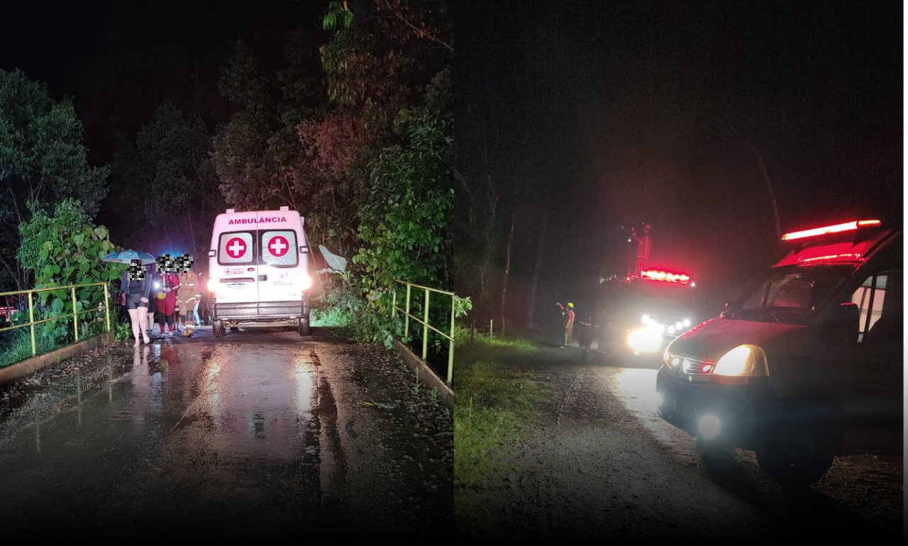 Homem desaparece após carro ser arrastado pela correnteza em Witmarsum
