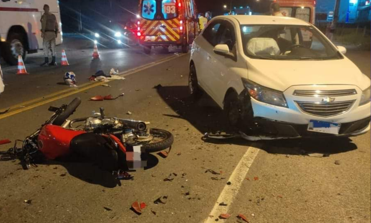 Motociclista de 19 anos morre em acidente na Itoupava Central em Blumenau.