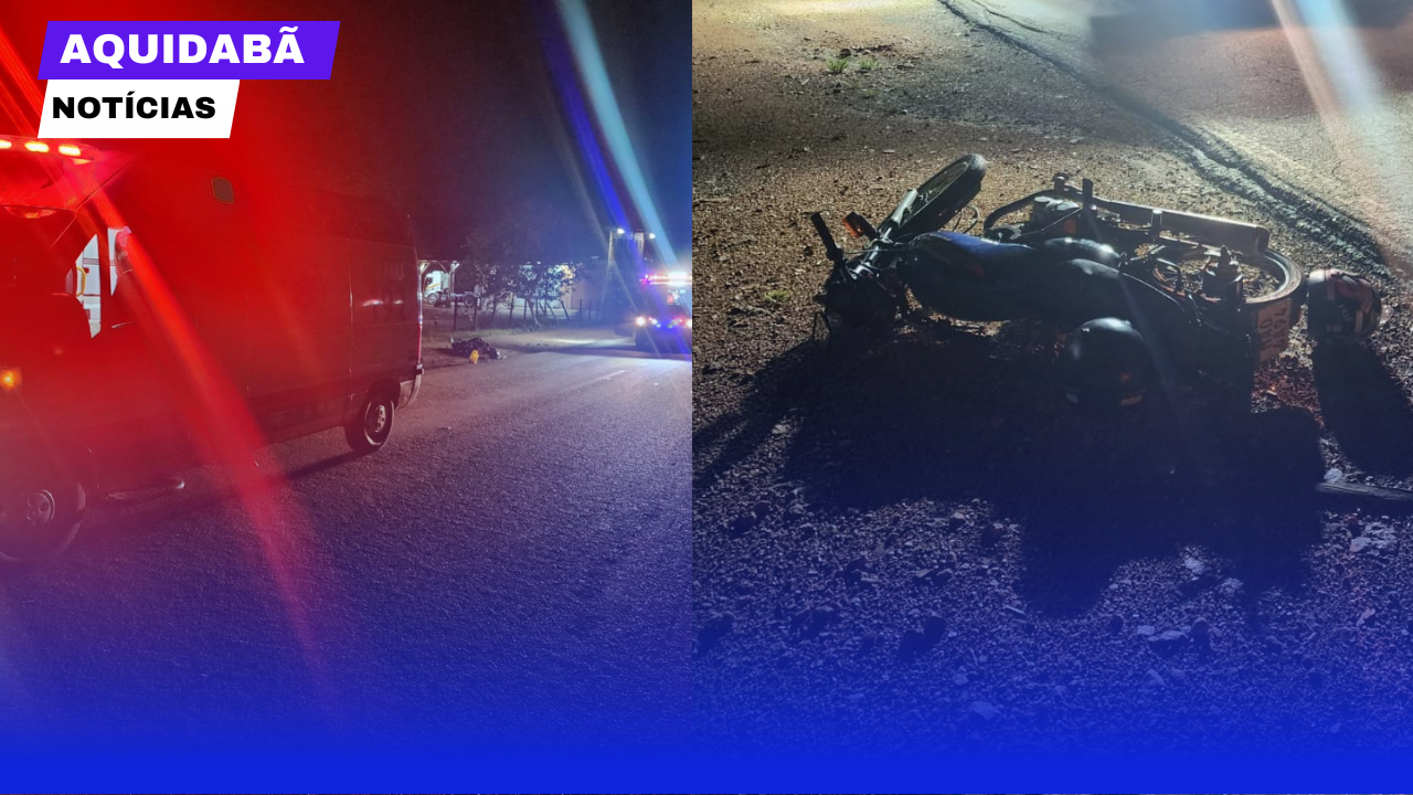 Acidente entre carro e moto na cidade de Ibirama
