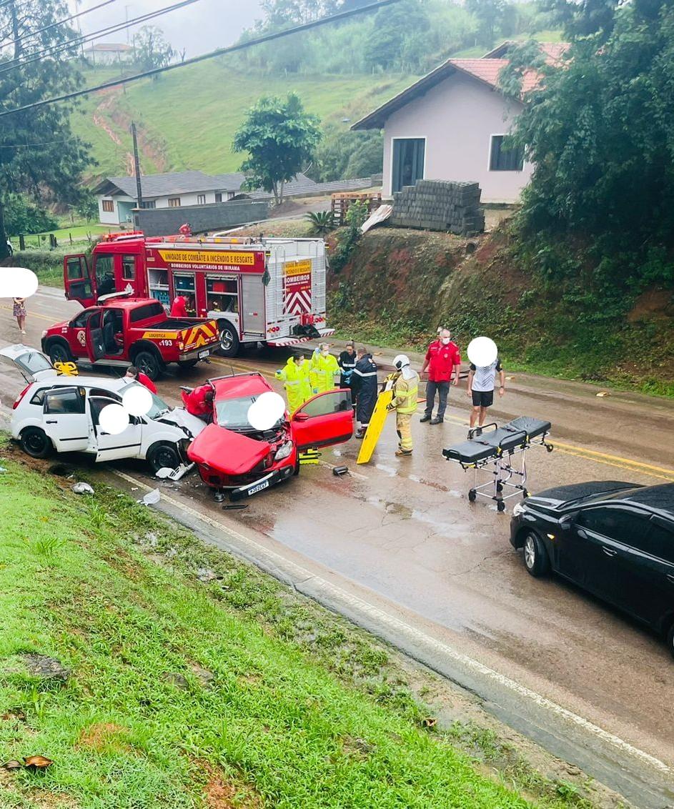 Grave acidente na cidade de Ibirama 