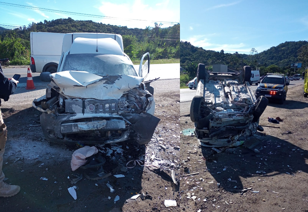 Homem fica gravemente ferido em acidente na BR-470 
