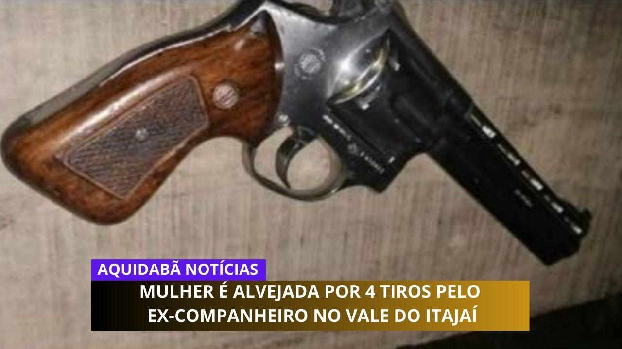 Mulher é alvejada por 4 tiros pelo ex-companheiro no Vale do Itajaí