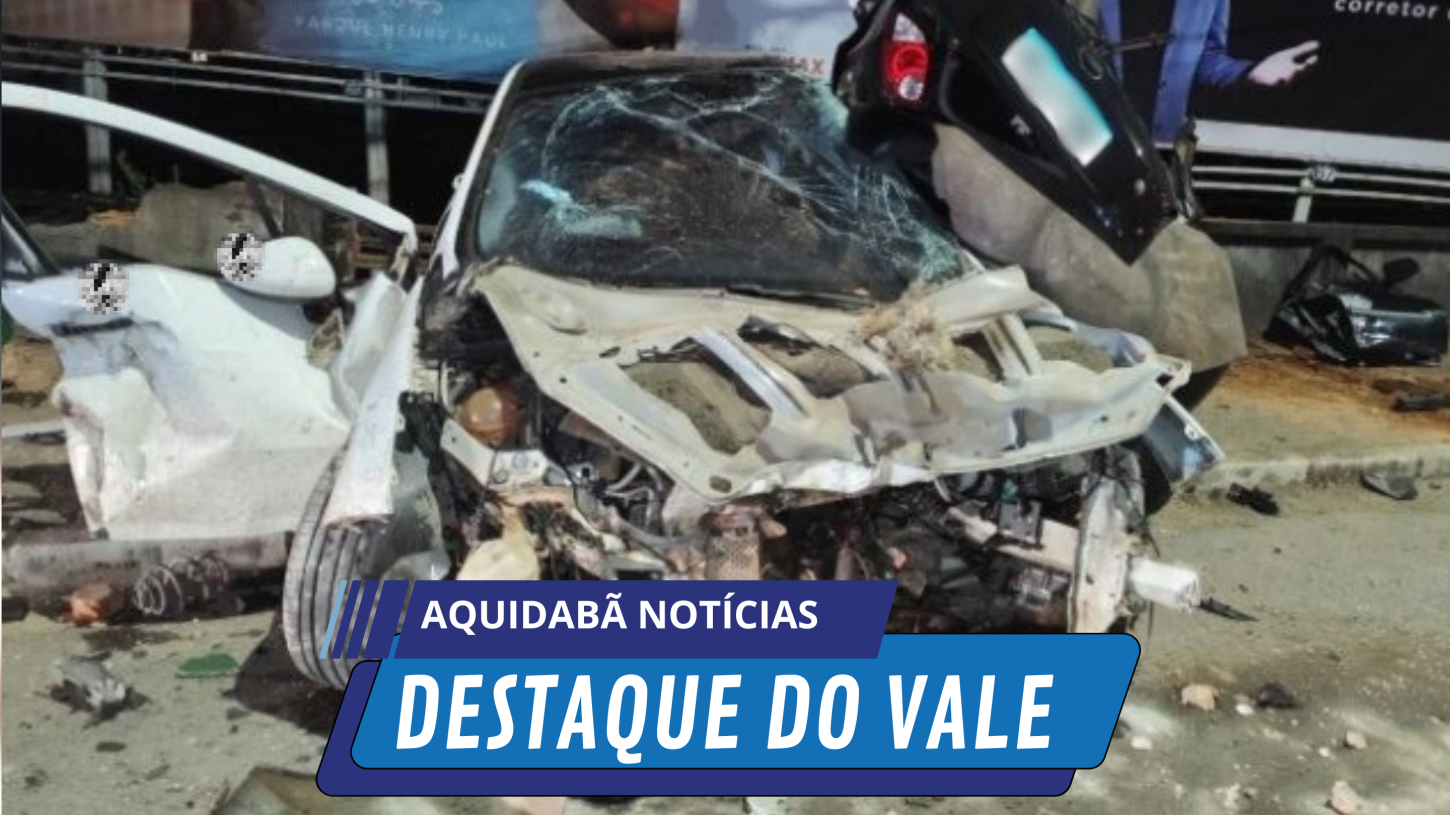 Racha termina em acidente na cidade de Timbó
