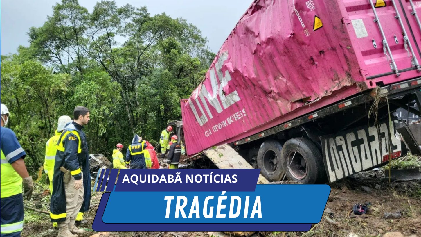 Tragédia: nove pessoas morrem em acidente na divisa de Santa Catarina com o Paraná
