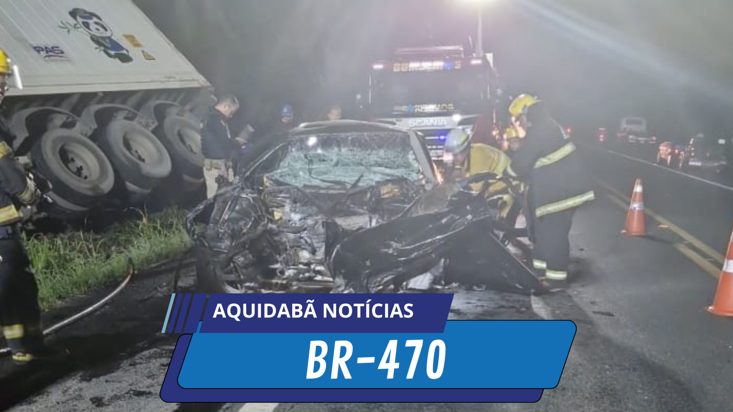 Mulher morre em grave acidente na BR-470