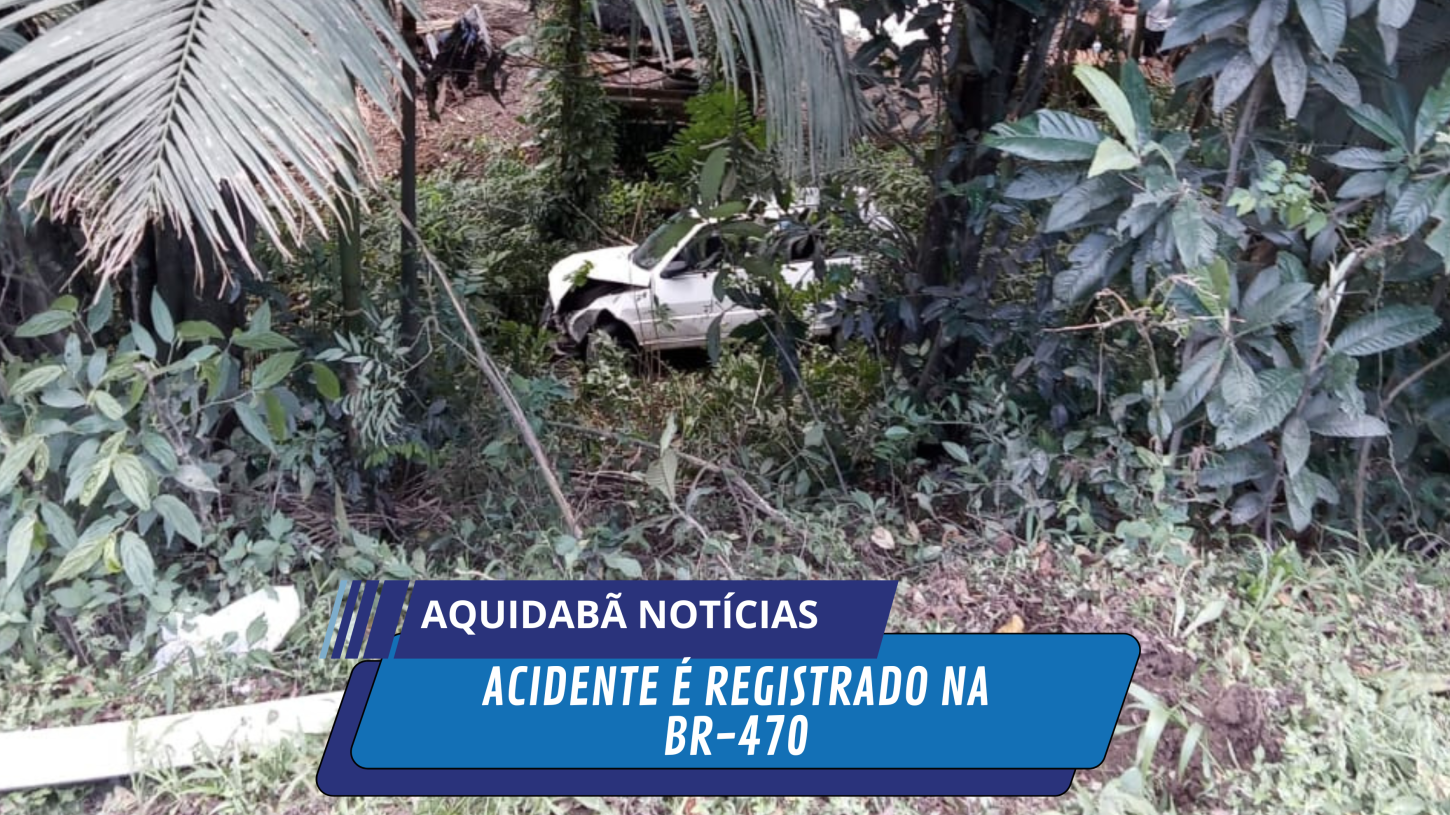Acidente é registrado na BR-470