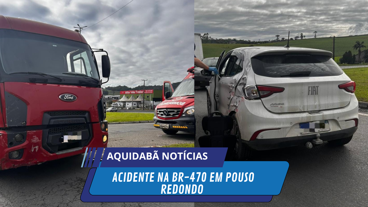 Acidente na BR-470 em Pouso Redondo