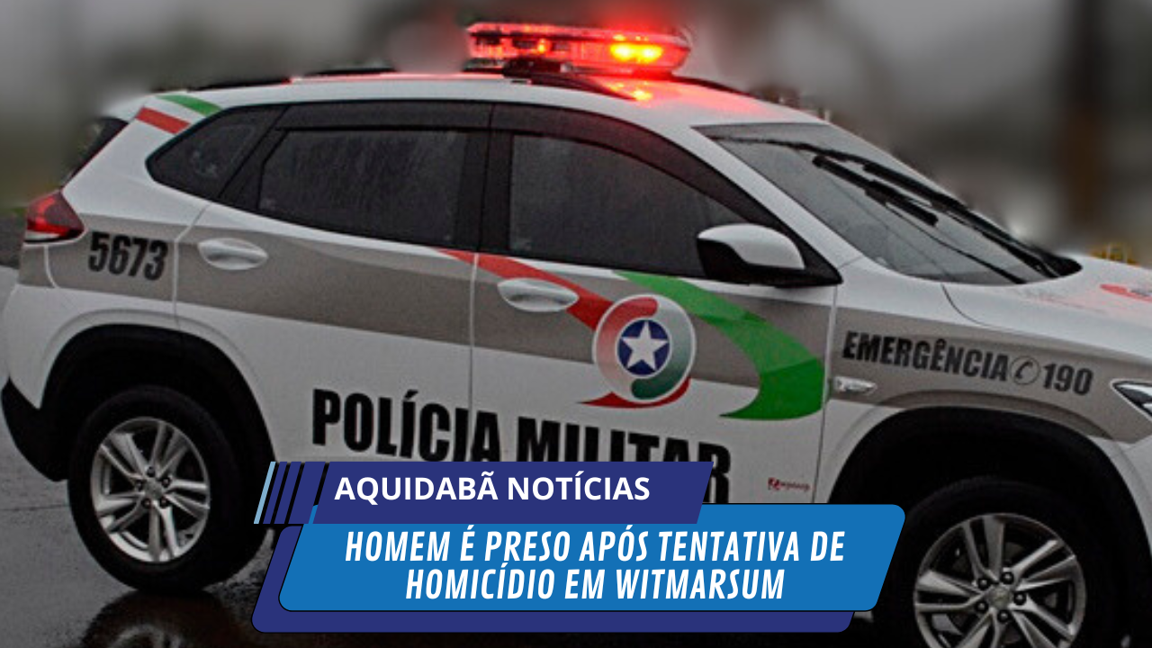 Homem é preso após tentativa de homicídio em Witmarsum